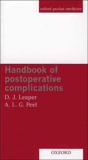 Handbook of postoperative complications