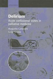 Delirium : acute confusional states in palliative medicine