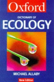 Cover of: A Dictionary of Ecology (Oxford Paperback Reference) by Michael Allaby