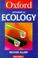 Cover of: A Dictionary of Ecology (Oxford Paperback Reference)
