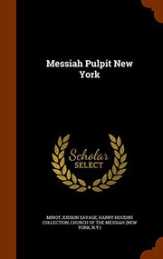 Cover of: Messiah Pulpit New York
