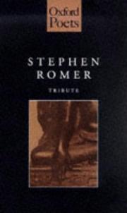 Cover of: Stephen Romer:Tribute (Oxford Poets)