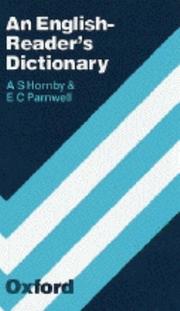 Cover of: An English-reader's dictionary