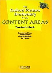 The Oxford picture dictionary for the content areas. Teacher's book