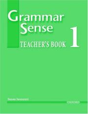 Grammar sense. 1, Teacher's book