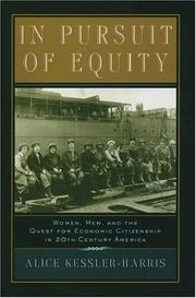 In pursuit of equity : women, men, and the quest for economic citizenship in 20th-century America