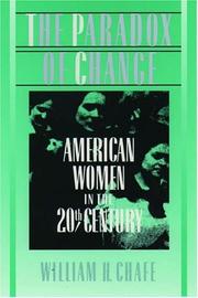 Cover of: The Paradox of Change: American Women in the 20th Century