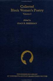 Cover of: Collected Black Women's Poetry by Joan R. Sherman