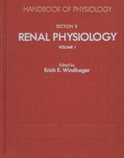 Handbook of physiology. Section 8, Renal physiology