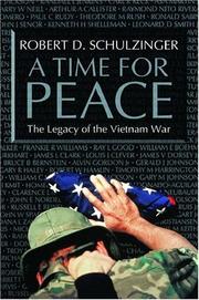 Cover of: A Time for Peace by Robert D. Schulzinger