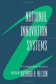 Cover of: National Innovation Systems: A Comparative Analysis