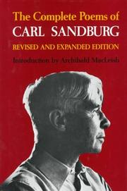 Cover of: The complete poems of Carl Sandburg