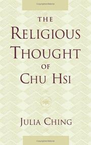Cover of: The Religious Thought of Chu Hsi