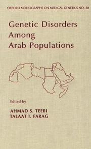 Cover of: Genetic disorders among Arab populations