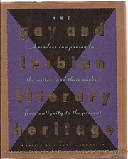 Cover of: The  Gay and lesbian literary heritage by Claude J. Summers