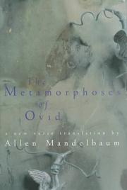 Cover of: The Metamorphoses of Ovid by Ovid
