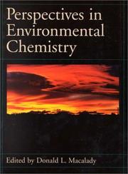 Cover of: Perspectives in environmental chemistry by edited by Donald L. Macalady.