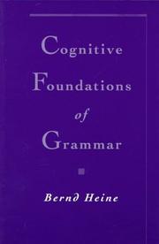 Cover of: Cognitive foundations of grammar