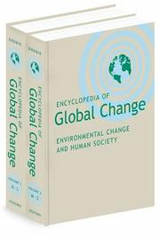 Cover of: The Oxford encyclopedia of global change