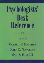 Psychologists' desk reference