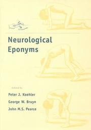 Neurological eponyms by G. W. Bruyn, Pearce, John