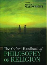 Cover of: The Oxford Handbook of Philosophy of Religion (Oxford Handbooks in Philosophy)