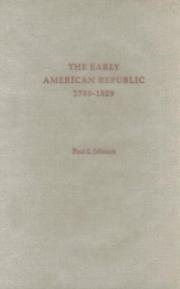 The early American republic, 1789-1829