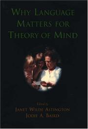 Why language matters for theory of mind