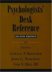 Psychologists' desk reference