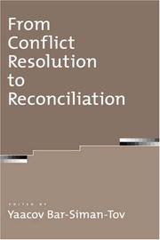 Cover of: From Conflict Resolution to Reconciliation