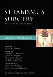 Cover of: Strabismus Surgery by David A. Plager, Marshall M. Parks, Gunther K. von Noorden