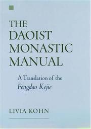 Cover of: The Daoist Monastic Manual by Livia Kohn
