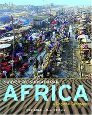 Cover of: Survey of Subsaharan Africa: A Regional Geography