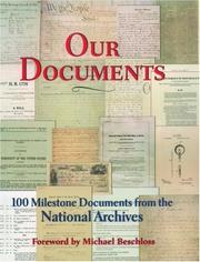 Cover of: Our documents by United States. National Archives and Records Administration.