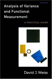 Analysis of variance and functional measurement : a practical guide