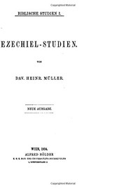 Cover of: Biblische Studien