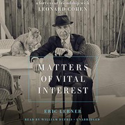 Matters of vital interest by Eric Lerner