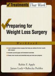 Cover of: Preparing for Weight Loss Surgery: Workbook (Treatments That Work)