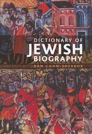 Cover of: The Dictionary of Jewish Biography