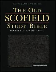 The Holy Bible : containing the Old and New Testaments : authorized King James version : the Scofield study Bible