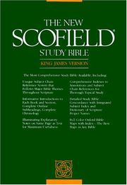 Cover of: New Scofield Study Bible: Bonded Leather