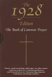 Book of Common Prayer 1928 by Oxford