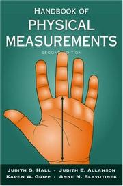 Handbook of physical measurements