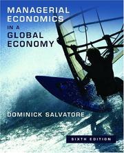 Managerial economics in a global economy by Dominick Salvatore