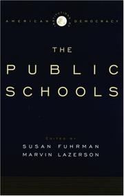 Cover of: The Institutions of American Democracy: The Public Schools (Institutions of American Democracy Series)