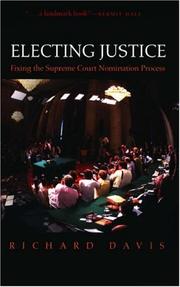 Electing justice by Richard Davis