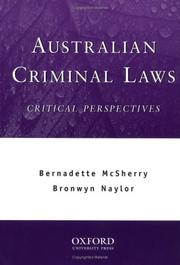 Australian criminal laws : critical perspectives