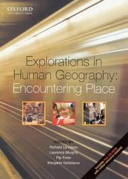 Explorations in human geography : encountering place