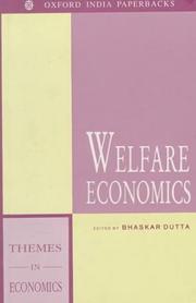 Welfare economics