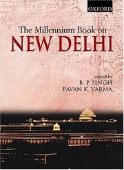 Cover of: The millennium book on New Delhi
